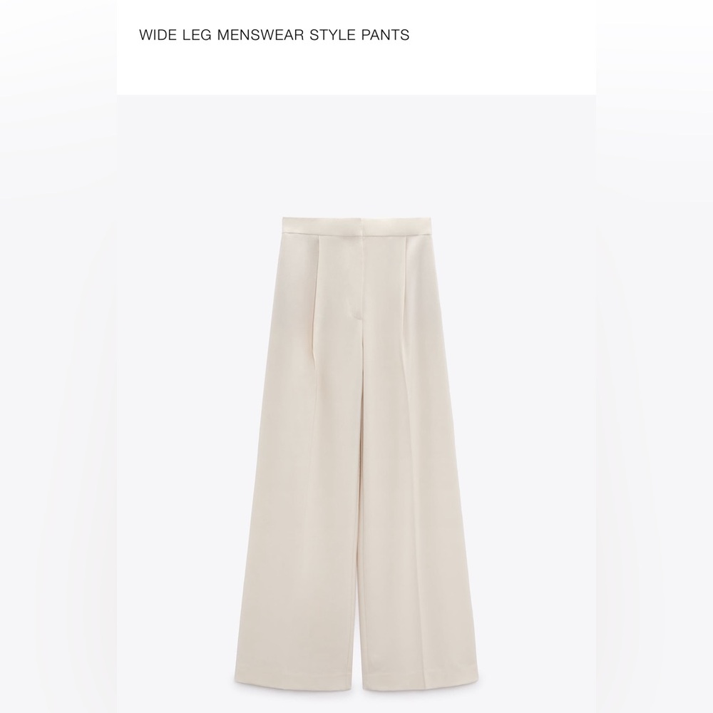 Flowy pleated Zara pants